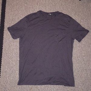 Dark Grey Plain short sleeve Tee Murano